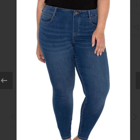 NWT THE GIA GLIDER ECO FOREVER FIT ANKLE SKINNY Size 22W - Picture 1 of 9